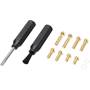 Audio-Technica AT-OC9XSL Shown with included screwdriver, brush, and mounting screws