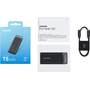 Samsung T5 EVO Shown with included USB-C cable
