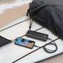 Nimble CHAMP Pro Portable Charger Shown with smartphone and Nimble USB cable (not included)