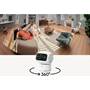 eufy by Anker Indoor Cam S350 Camera pans 360° and tilts 75° for an expansive view