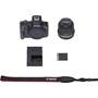 Canon EOS R50 Standard Zoom Kit Shown with included accessories