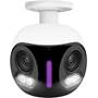 Lorex® 4K Dual-Lens Wi-Fi Security Camera Dual spotlights and customizable LED band