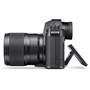 Leica SL3 (no lens included) Left-side view with tilting screen extended (lens sold separately)
