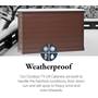 Large Outdoor Shiplap TV Lift Cabinet Weatherproof