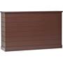 Large Outdoor Shiplap TV Lift Cabinet Left front