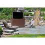 Large Outdoor Shiplap TV Lift Cabinet ideal for outdoor TVs