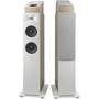 JBL Stage 240H Shown on Stage 2 floor-standing speakers (sold separately) with and without grilles