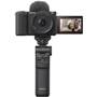 Sony Alpha ZV-E10 II Zoom Kit Shown with optional grip, sold separately