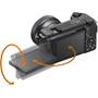 Sony Alpha ZV-E10 II Zoom Kit The LCD viewscreen is fully articulated