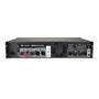 Crown XTi 1002 The rear panel offers balanced XLR inputs plus Neutrik Speakon and binding post outputs, as well as loop-thru XLR Link/Out conectors.