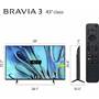 Sony BRAVIA 3 (K43S30) Dimensions