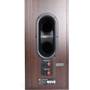 JBL Stage 260F Dual offset rear ports and 5-way binding posts detail