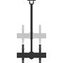 Kanto CM600BTB Mounting distance from ceiling: 39-1/16" to 62-11/16" (from center of TVs)