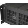 McIntosh MI347 Side view, showing removable rack ear and extensive cooling vents