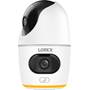 Lorex 2K Dual-Lens Indoor Pan-Tilt Wi-Fi Security Camera Full-color LED ring and call button