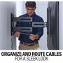 Sanus VMF822 Hollow channels in arms for cable management