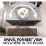 Sanus VMF822 Swivels up to 59° left or right