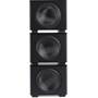 REL HT/1510 Predator Included REL Couplers™ allow up to three HT/1510 Predators to be stacked vertically (additional subs sold separately)
