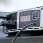 Cobra PRO 3000W Inverter The inverter's built-in display shows off voltage, watts, and any error codes