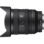Sony FE 24-50mm f/2.8 G Top view, with lens hood