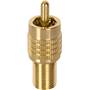 AudioQuest F-Type (Female) to RCA (Male) Adapter Front