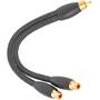 AudioQuest FLX-X RCA Y-Adapter Front