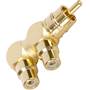 AudioQuest Hard RCA Splitter Front