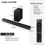 Samsung HW-B750F Dimensions