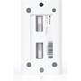 Lotus Kit (1 Ring + 3 Switch Covers) Back of rocker-style switch cover