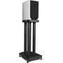 Wharfedale EVO 5.1 Angled right with grille on optional stand (sold separately)