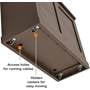 Large Outdoor Luxe TV Lift Cabinet Other