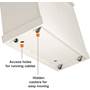 Medium Outdoor Luxe TV Lift Cabinet Base details