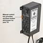 Medium Outdoor Luxe TV Lift Cabinet Outlet detail