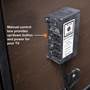 Medium Outdoor Luxe TV Lift Cabinet Outlet detail