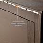 Medium Outdoor Luxe TV Lift Cabinet Stainless steel hinge