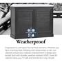 Medium Outdoor Luxe TV Lift Cabinet Weatherproof