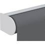Screen Innovations Niño™ Motorized Shade Reverse-roll design (demonstrated on open-roll shade)