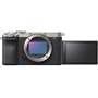 Sony Alpha 7CR Full Frame (no lens included) Shown with touchscreen display extended