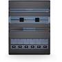 Bluesound Professional B100S Shown rack-mounted with other Bluesound Professional components