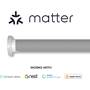 PowerShades Motorized Flat Fabric Cassette Sheerweave, 7450 Compatible with most smart home controllers