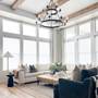 PowerShades Motorized Flat Fabric Cassette Sheerweave, 7450 Light-filtering blinds