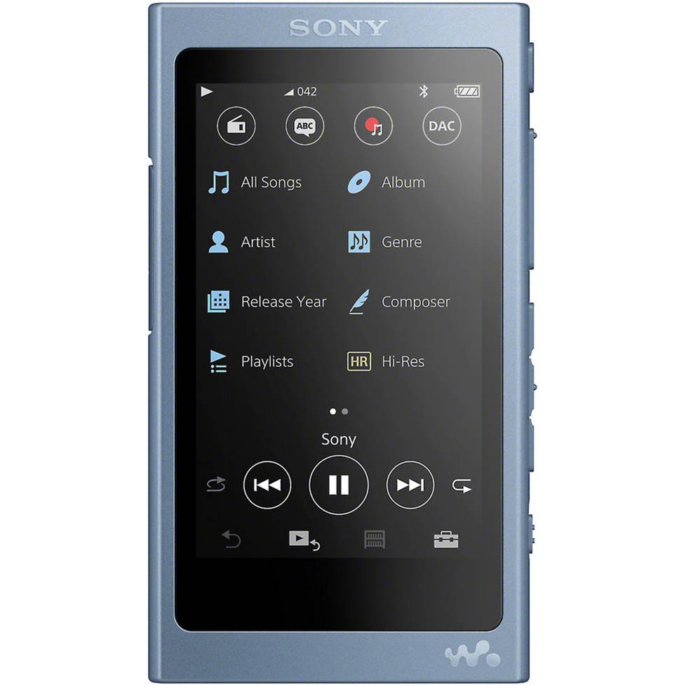 Leitor de música digital de alta resolução Sony NW-A45 Walkman