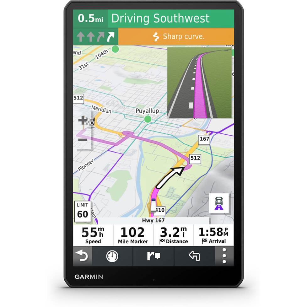 Garmin dezl OTR1000 portable GPS navigator for truckers