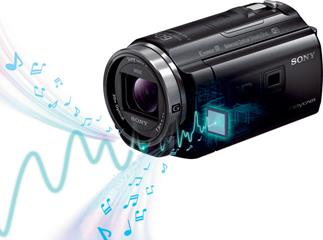 Sony HDR-PJ540 camcorder/projector with 5.1 surround microphone