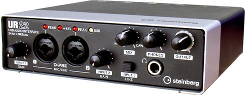 Steinberg UR22 USB 2.0 recording interface at Crutchfield