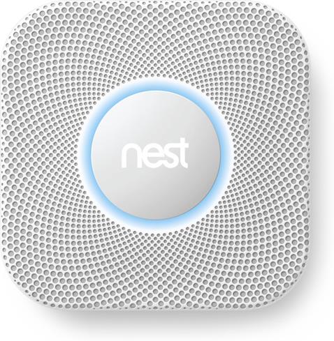 Nest Protect lights up to display its status