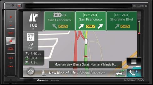 Pioneer AVIC-5100NEX Navigation receiver at Crutchfield