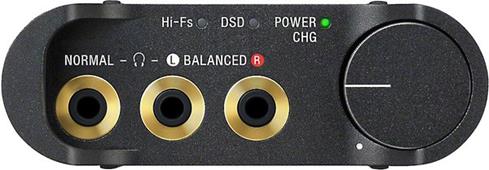 Sony PHA-3 DAC/amp end view