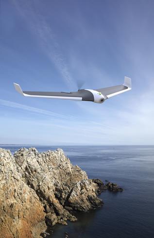 Experience the joy of flight with the fast, maneuverable Parrot Disco fixed-wing drone.