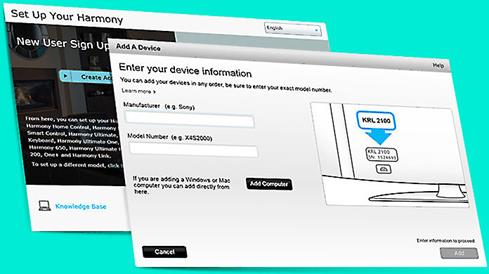 Logitech Harmony Myharmony site